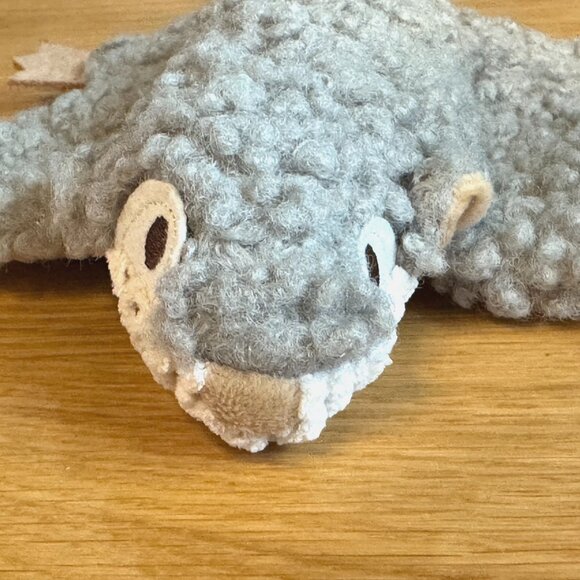 Plush Dog Toy: Skinny Squeaky Crinkle Flying Squirrel Toy, for Medium Pups - Picture 5 of 11